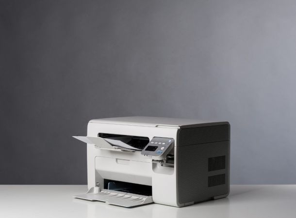 Zoomy printer setup on table